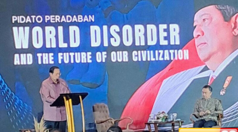 pidato di forum institut peradaban sby paparkan pemikiran terkait gejala the world disorder