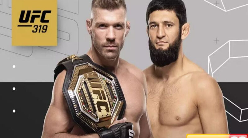 poster epik ufc 319 resmi dirilis du plessis vs chimaev pertarungan terbesar tahun ini