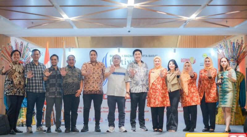 semarak bazar jakbar festival bangun kolaborasi pemda umkm dan pengusaha muda