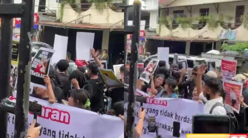 sidang nikita mirzani vs reza gladys ricuh fans turun ke jalan gelar aksi demo
