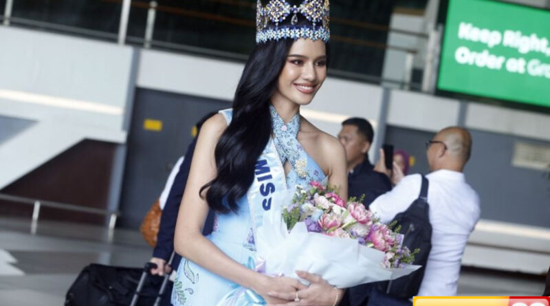 tiba di tanah air miss world 2025 opal suchata tak sabar menyaksikan final miss indonesia 2025
