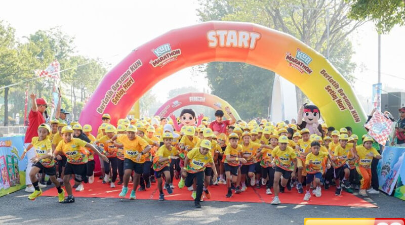 diikuti 1500 anak lof kun indonesia sukses gelar kun kid marathon pertama di surabaya