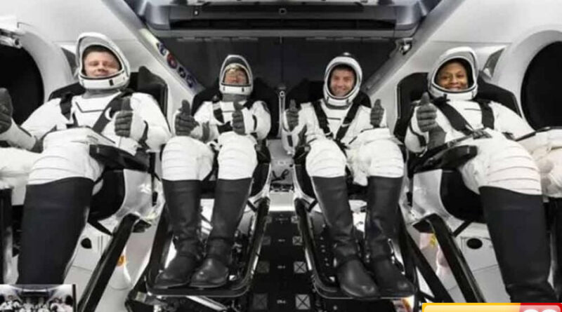 empat astronott kembali ke bumi setelah 5 bulan di iss