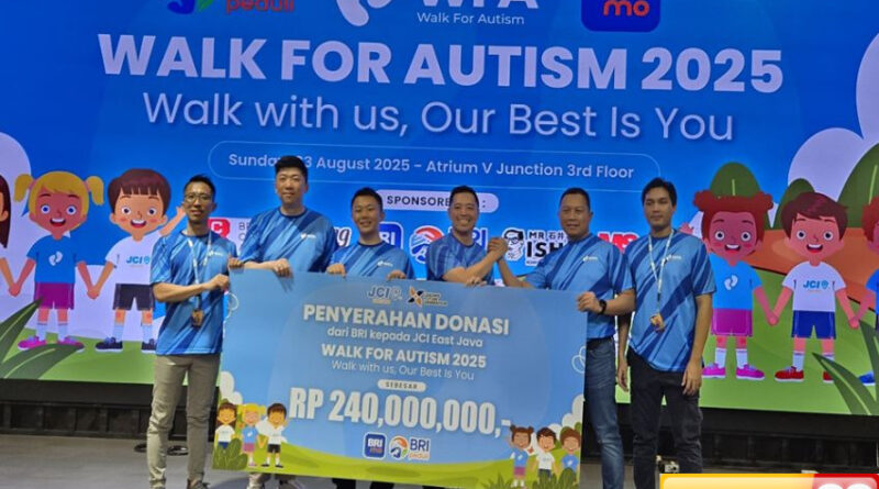 gandeng jci east java bri bo pahlawan berdonasi untuk anak berkebutuhan khusus