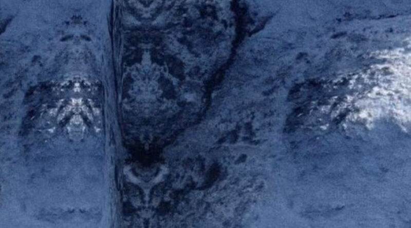 google maps tangkap wajah misterius di gunung chili