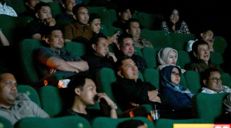 gubernur bobby dan forkopimda sumut nobar film believe angkat keteladanan jenderal agus subiyanto