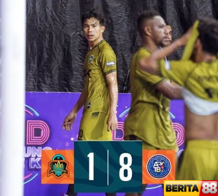 hasil liga futsal nusantara 2025 afk teluk bintuni bantai futsal mbak adjeng 8 1