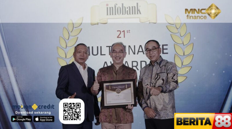 mnc finance kembali raih penghargaan the excellent performance multifinance company dari infobank