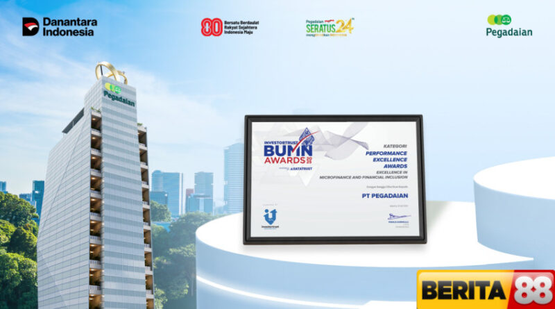 pegadaian raih pengakuan bergengsi dinobatkan sebagai pemenang performance excellence award 2025