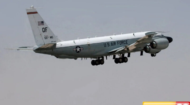 pesawat mata mata militer as berkeliaran di depan pintu china