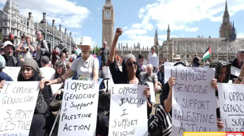 polisi london tangkap 474 demonstran pembela aksi palestina