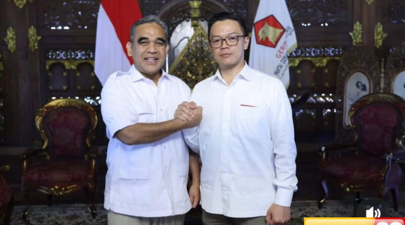 prabowo resmi tunjuk sugiono jadi sekjen gerindra muzani jadi ketua dewan kehormatan