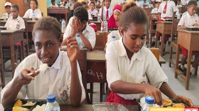 program mbg garda depan cegah stunting dan gizi buruk di papua selatan