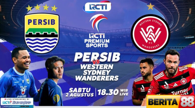 rcti premium sports menguji skuad baru persib bandung tantang western sydney wanderers