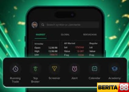 stockbit catatkan 35 juta transaksi jual beli saham dalam enam bulan