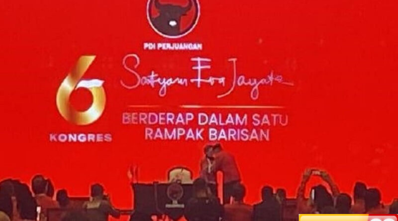 tangis megawati pecah saat melihat hasto hadiri kongres pdi perjuangan