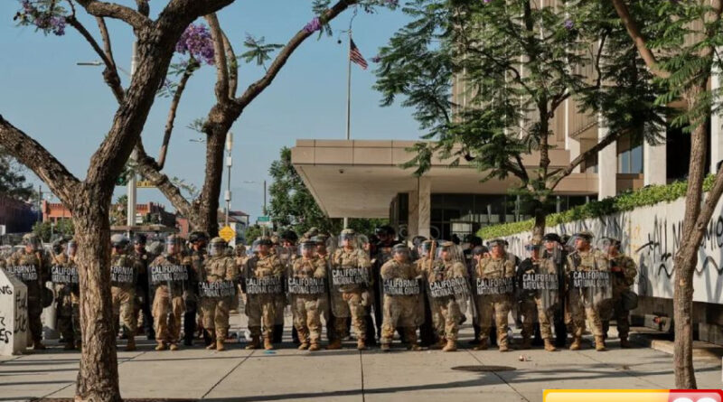 trump kerahkan 800 garda nasional untuk kudeta kepolisian ibu kota as