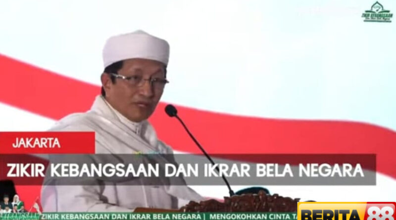 zikir kebangsaan menag ajak jadikan indonesia rumah besar umat beragama