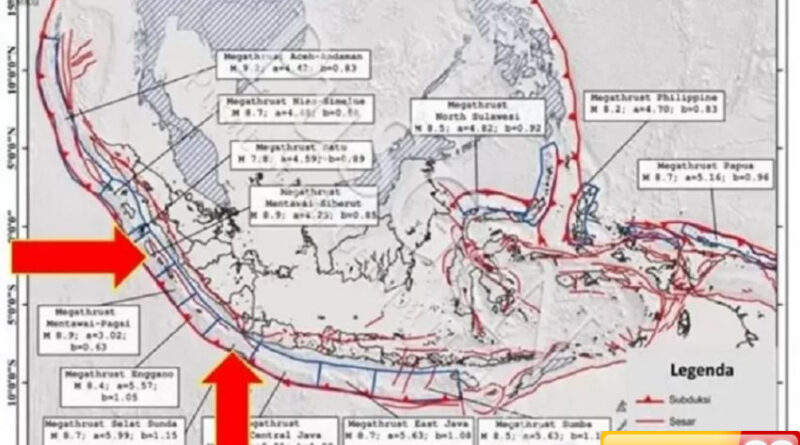 zona megathrust di indonesia lebih mengkhawatirkan dibanding kamchatka rusia